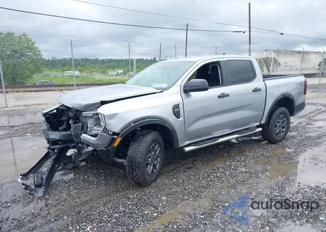 2024 Ford Ranger Xlt из США, поврежденный, VIN 1FTER4HH0RLE19703